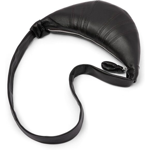 Designer Crescent Crossbody Bag for Women - Soft Lambskin & Premium Finish - Picture 7 of 7